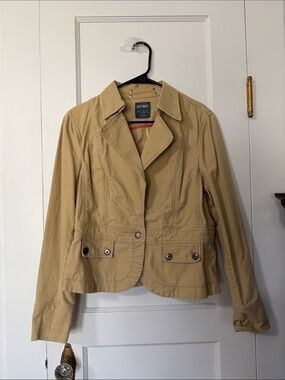 Old Navy Tan Utility-Style Women's Blazer Jacket